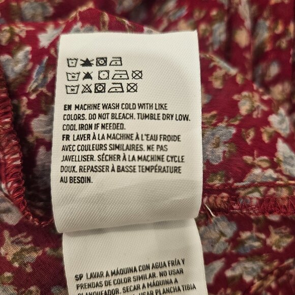 American Eagle Outfitters Floral Tank Top - Red and White - Picture 2 of 10